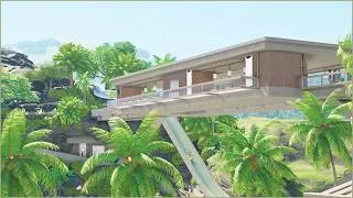 Thumbnail: 🥪 Bridge with a restaurant & slides | Kikkiuea Resort | Planet Coaster 2 | speedbuild 🍍