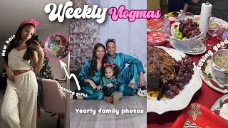 Thumbnail: WEEKLY VLOGMAS| winter self care + family photoshoot+ shopping/wrapping gifts + Christmas Day & etc!