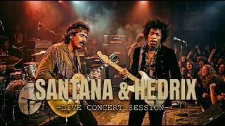 Thumbnail: Jimi Hendrix & Santana – Electric Jungle Fire 🔥 Lost 1969 Psychedelic Latin Blues (Inspired Tribute)