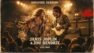 Thumbnail: Janis Joplin & Jimi Hendrix 🌙 Electric Gypsy Dreams | Psychedelic Blues Experience(Inspired Tribute)