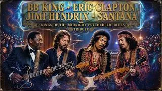 Thumbnail: B.B. King • Eric Clapton • Jimi Hendrix • Santana – Midnight Blues Legends 🎸 Psychedelic Tribute