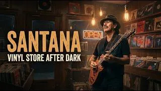 Thumbnail: Santana – Vinyl Store After Dark 🎸 Midnight Latin Blues | Vintage 70s Guitar Groove