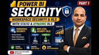 Thumbnail: Power BI Security 01 – Workspace Security | RLS | CLS | OLS