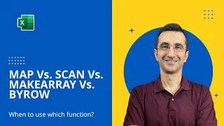 Thumbnail: Modern Excel Functions That Will Change How You Work! - MAP,  MAKEARRAY, BYROW, SCAN