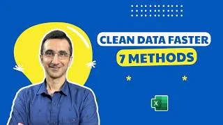 Thumbnail: Squeaky Clean Data in Excel Quickly: 7 Simple Tricks That Save Hours of Work!