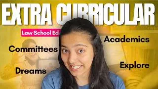 Thumbnail: Extracurriculars in Law School | Chase Experiences | Ep.3 First Year Law School Guide | Ananta Vyas