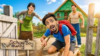 Thumbnail: Playing School Boy Runaway | Can I Escape From My Parents? 😲