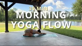 Thumbnail: 30 min Morning Yoga Flow | All Levels | Feel energized and strong for the day 