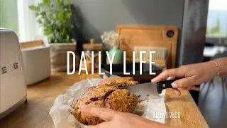 Thumbnail: Cozy Everyday Life in Norway / Baking Banana & Chocolate Cake 