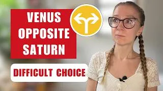 Thumbnail: TENSION AHEAD: Venus Opposite Saturn! August 18-24, 2026. All Signs