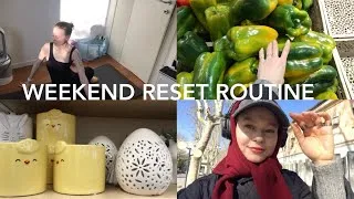 Thumbnail: WEEKEND RESET ROUTINE 🌝 homemade kombucha, food shop for a week, deep clean