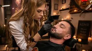 Thumbnail: 💈ASMR Barbershop Masterclass: Beard Shaving, Massage & Coloring
