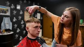 Thumbnail: 💈Calm Atmosphere & Caring Hands of a Skilled Barber ✂️ Haircut & Massage | ASMR