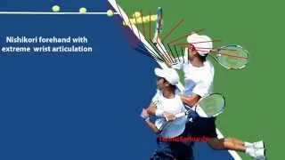 Thumbnail: Nishikori forehand Wrist articulation analysis