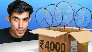Thumbnail: Top 5 rackets under ₹4000 for singles and doubles !