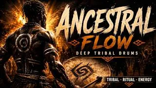 Thumbnail: Deep Tribal Drums 🔥 | Ancestral Ritual Energy