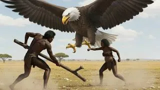 Thumbnail: Homo Habilis and the Giant Eagle: A Survival Scenario 2.2 Million Years Ago