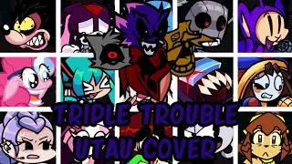 Thumbnail: Triple Trouble but Every Turn a Different Character Sings (FNF TRIPLE TROUBLE) - [UTAU Cover]