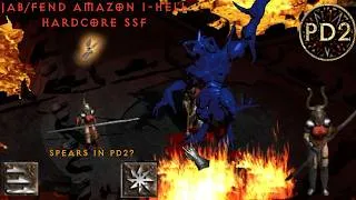 Thumbnail: Building A Spearzon From Scratch In Project Diablo 2 - Jab/Fend Spearzon 1-Hell HC Single Player S13