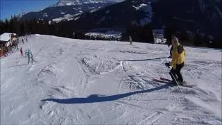 Thumbnail: Skiing the famous Hermann Maier Weltcupstrecke in Flachau Austria 2017.