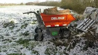 Thumbnail: Deleks Electric Mini Dumper with Hydraulic tipping XE-500He.