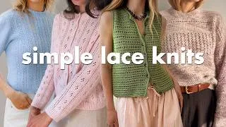 Thumbnail: 15 Modern Lace Knitting Patterns for Spring/Summer (From Beginner-Friendly to Advanced)