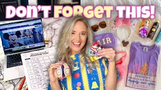 Thumbnail: PREP WITH ME FOR DISNEY WORLD ✨ Disney Vacation Planning Checklist Before We Leave!