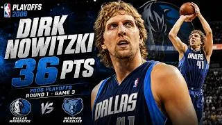 Thumbnail: Dirk Nowitzki 36pts - 2006 Playoffs Round 1 Game 3 - Dallas Mavericks at Memphis Grizzlies