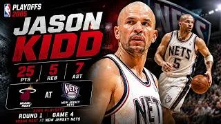 Thumbnail: Jason Kidd 25pts 5reb 7ast ‐ 2005 Playoffs Round 1 Game 4 - Miami Heat at New Jersey Nets