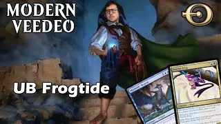 Thumbnail: Is Bilbo better than Quantum Riddler? UB Frogtide | Modern | MTGO