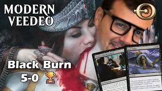 Thumbnail: 5-0 🏆 with Black Burn! Crazyyyy gamesss!!!! | Modern | MTGO