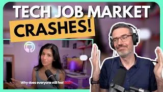 Thumbnail: The Tech Job Market Crash Explained | Insights from a Data Engineer