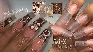 Thumbnail: Watch me do my nails ~ Gel-X Nails Tutorial 