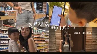 Thumbnail: A Day in My Life | Mom Life in Bali 🏖️ | padel, groceries, pizza hunting