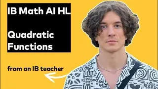 Thumbnail: IB Math AI HL | Quadratic Functions | Paper 1 May 2023 TZ2, ex 1