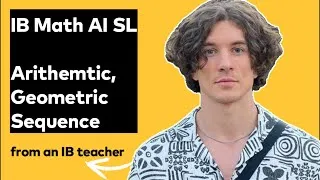 Thumbnail: IB Math AI SL | Arithmetic, Geometric Sequences | Paper 2 November 2021 TZ0, ex 2