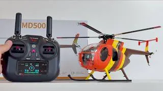 Thumbnail: Highly Detailed MD500 Scale RC Helicopter 🫡 | Unboxing & Maiden Flights | F118S GPS FPV