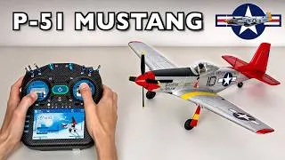 Thumbnail: P-51 Mustang Warbird 🫡 | Unboxing & Maiden Flights | Volantex