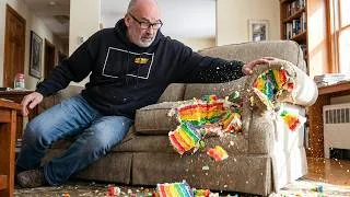 Thumbnail: Turning My Dad’s Stuff Into Cake Until He Notices