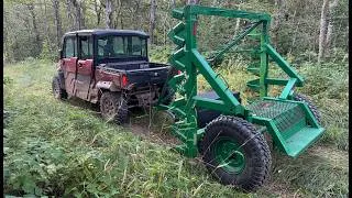 Thumbnail: Trimming snowmobile trails fall 2025