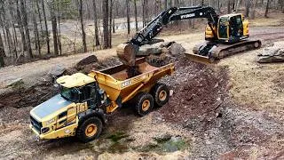 Thumbnail: Building a pad for a new garage