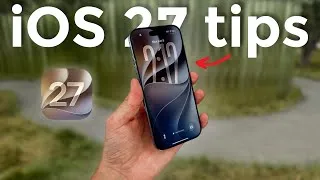 Thumbnail: iOS 27 - 27 Tips, Hidden Settings & Customizations!
