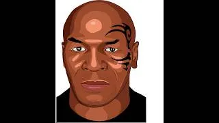 Thumbnail: My First Mike Tyson Vector Portrait (Adobe Illustrator)