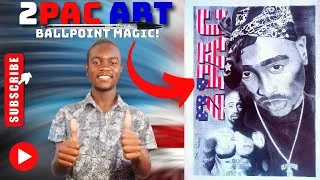 Thumbnail: Tupac Art Created with a BALLPOINT PEN