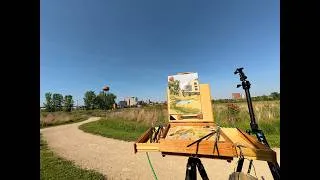 Thumbnail: Plein Air Painting Scioto Audubon Park - A Columbus Metro Park Gem
