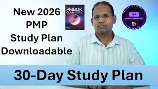 Thumbnail: New 2026 PMP 30-Day Study Plan - Free Download