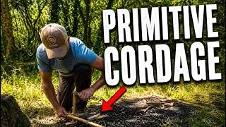Thumbnail: SURVIVAL CHALLENGE: Making Fire With a Bow Drill & Cordage From Scratch (KNIFE ONLY)