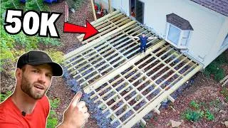 Thumbnail: Contractor quoted me 50k for a DECK... So I Built it Myself (And I'm showing you the entire process)