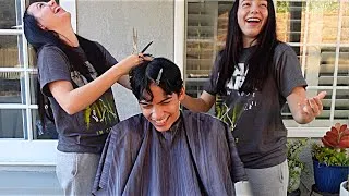 Thumbnail: Letting My Sister-in-Law Cut My Hair..