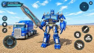 Thumbnail: Futuristic Optimus Prime Transformers: Truck Robot City Battle 2026 - Android Gameplay